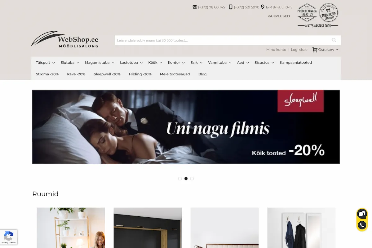 Webshop.ee Mööblisalong